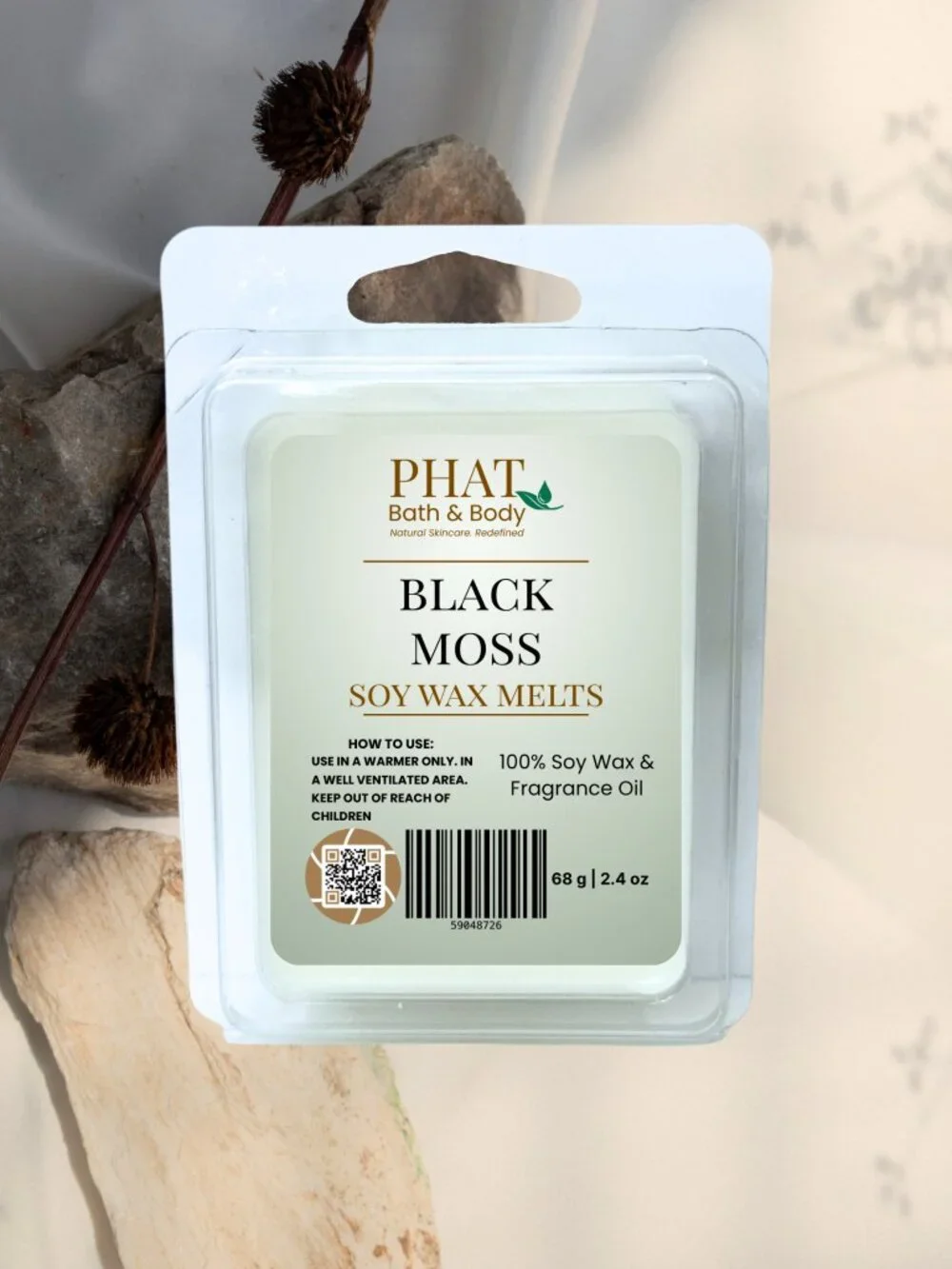 Phat Bath & Body Black Moss Soy Wax Melts